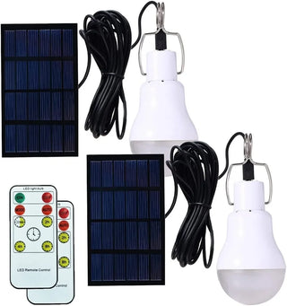 LED Solar Hanging Bulb with Remote